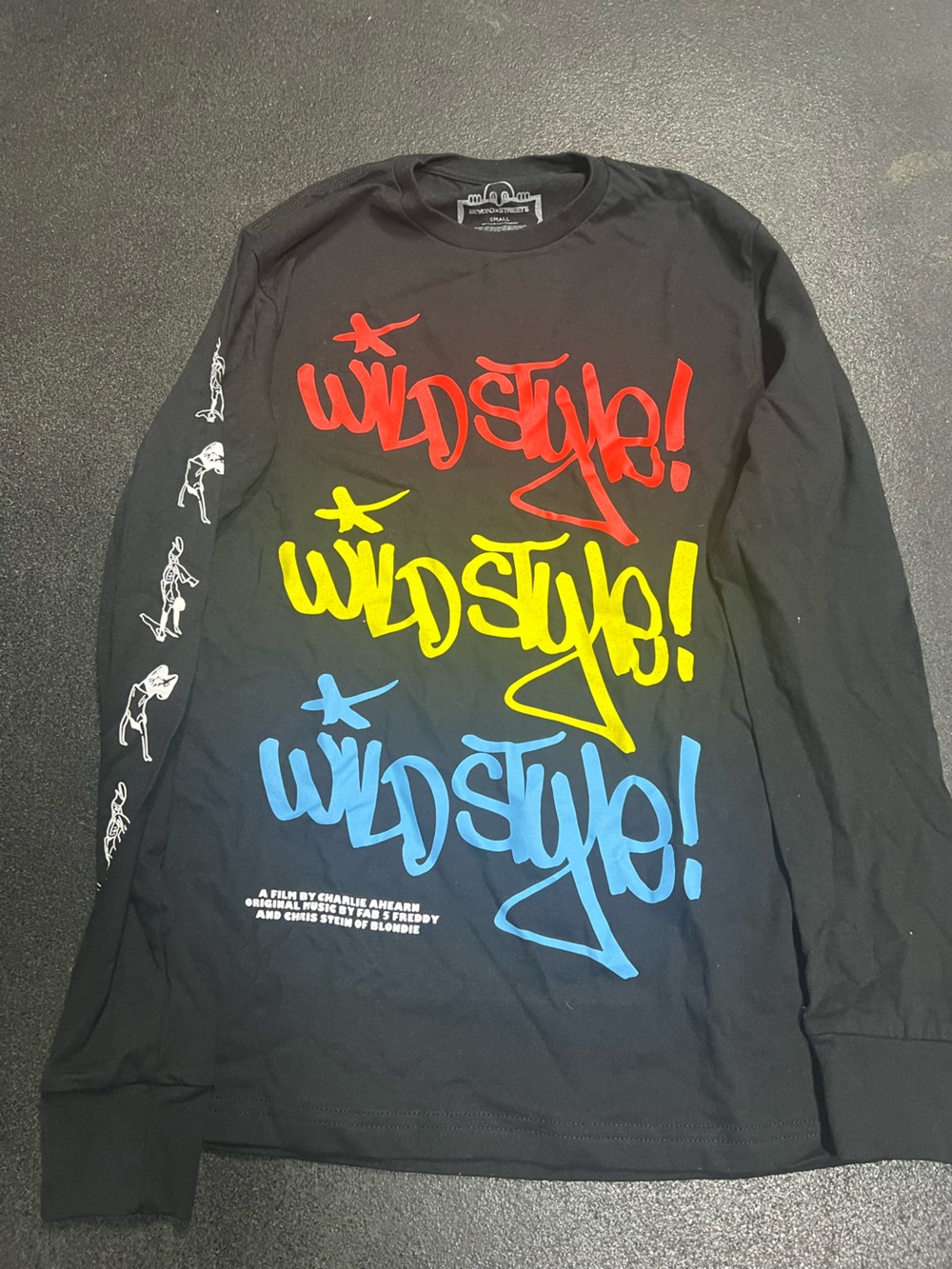 Beyond the Streets Wildstyle! Black Graphic Long-Sleeve Shirt